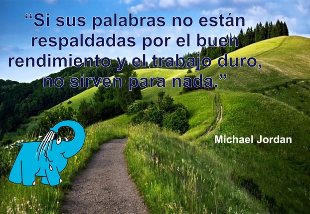 Una Enseñanza de Michael Jordan sobre El Compromiso, en La Frase del Día del Elefante Azul de Avilés